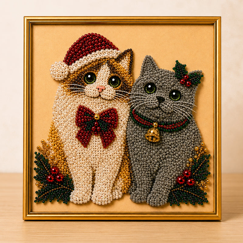 ✨Festive Feline Bead Art Kits