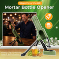 51mm Beer Bottle Mortar Bottle Opener – Novelty Cap-Launching Desk & Bar Accessory.