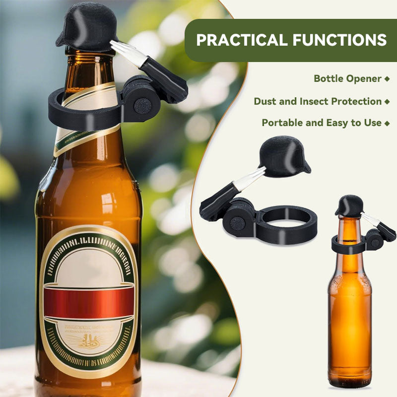 🍻 Soldier Salute Beer Bottle Helmet 🎖️