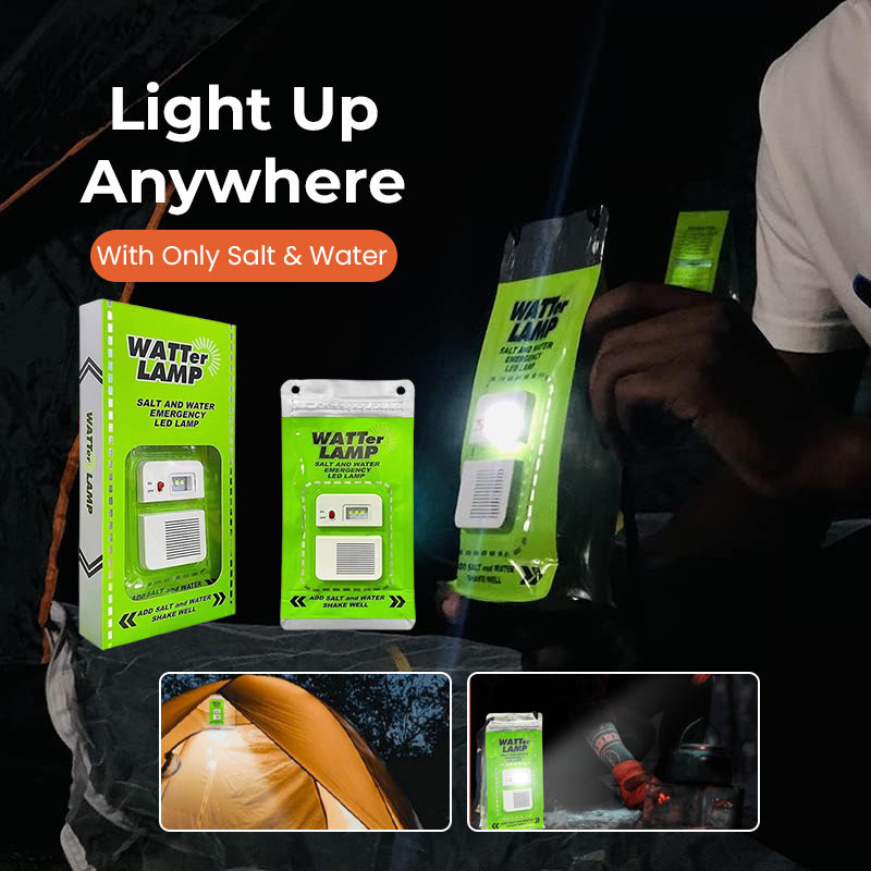🏕️Wilderness Survival Salt Water Lamp