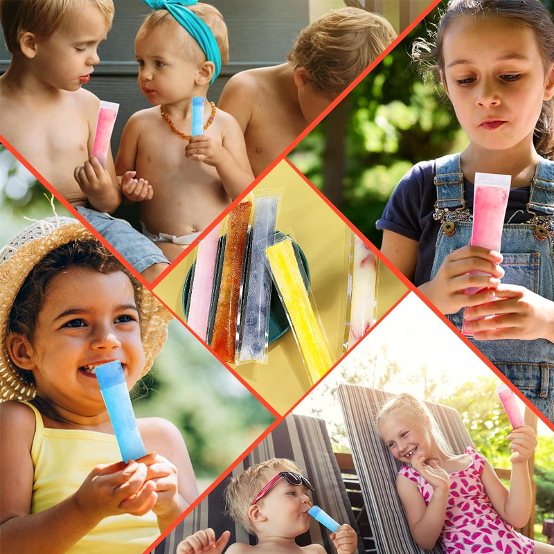 🍧 DIY Freeze Pops Bags – Disposable Ice Pop Maker