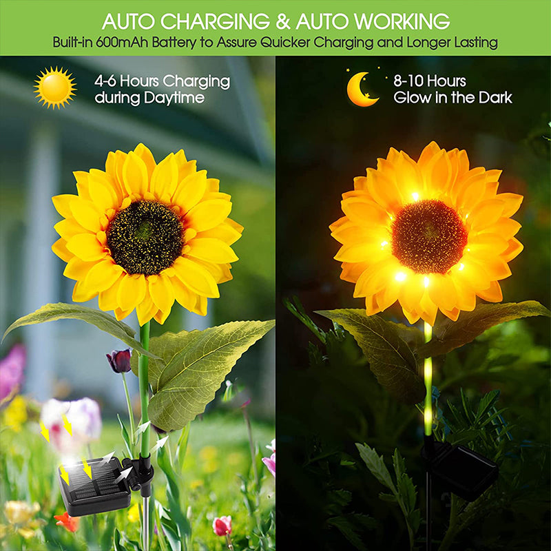 🌻 Light up your summer with sunflower lanterns! ✨ Solar-powered garden lanterns with LED lights – 50% off now!