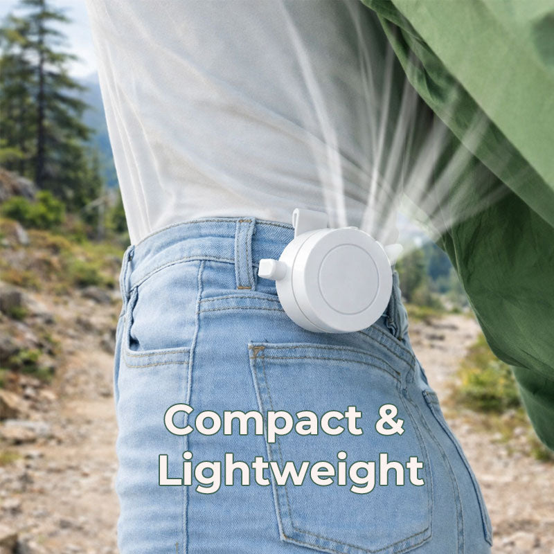🔥Hands-Free Waist Clip Fan • Stay Cool Anywhere, Anytime