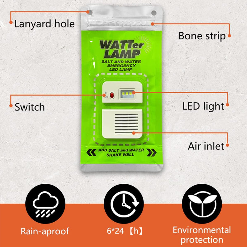 🏕️Wilderness Survival Salt Water Lamp